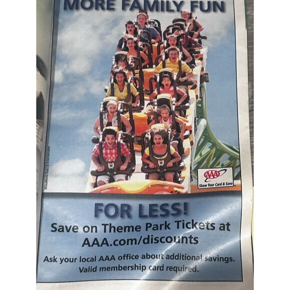 AAA Arkansas Kansas Missouri Oklahoma Travel Guide Road Map Tourbook 2013 - Picture 2 of 5